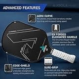 JOOLA Ben Johns Hyperion CFS 16mm Elongated Carbon Friction Pickleball Paddle