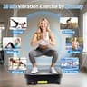 Homesy Low-Impact Full-Body Vibration Plate Exercise Machine Platform