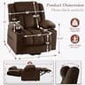 Neioml Triple Motor 180 Flat Lay Power Lift Chair with Headrest