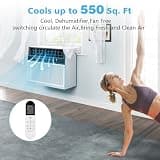 COWSAR 12,000 BTU U-Shaped Bracket-Free Window Air Conditioner System