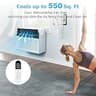 COWSAR 12,000 BTU U-Shaped Bracket-Free Window Air Conditioner System