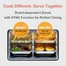 HotKing Dual-Zone French Door Air Fryer Toaster Oven Combo, 28-Quart Capacity