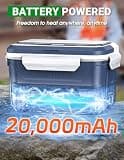 Docusvect Rechargeable Heated Lunch Box with Exact-Time Smart Scheduling