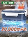 Docusvect Rechargeable Heated Lunch Box with Exact-Time Smart Scheduling