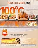 LBOLHZO Extra Long Electric Food Warming Mat for Narrow Sideboards (43 x 12 Inches)
