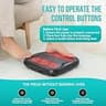 Snailax Shiatsu Foot Massager with Heat and Washable Cover for Plantar