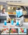 VEVOR 15L Single-Tank Commercial Slushie Machine with Dual Mode Settings