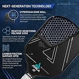 JOOLA Ben Johns Hyperion CFS 16mm Elongated Carbon Friction Pickleball Paddle