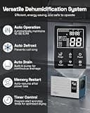 HBN 125 Pint Commercial Crawl Space Dehumidifier with Dual Drainage System