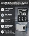 HBN 125 Pint Commercial Crawl Space Dehumidifier with Dual Drainage System