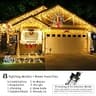 Nielfoi Outdoor LED Icicle Lights 33-Foot 400-LED 75-Drop Low Voltage System