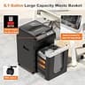 Bonsaii 200-Sheet Auto Feed Heavy Duty Shredder, Cross-Cut P-4 Security