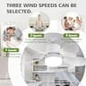 ASALL 16.54-Inch Socket Fan Light with Stepless Dimming and Sleep Timer