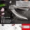 Kuhn Rikon Epicurean Stainless Steel Garlic Press with Ergonomic Lever Design