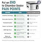Vesta Precision V553 12-Inch Chamber Vacuum Sealer with SmartVac Auto-Sensing Tech