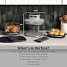 Ninja Crispi Pro 6-in-1 Glass Air Fryer in Bone with 6-Quart & 2.5-Quart Bowls