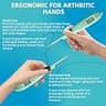 Jeciran 24-Head Light Up Crochet Hook Kit with Digital Stitch Counter & Fast Charge