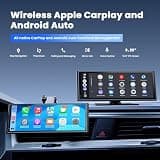 Krunia 9.26-Inch High-Brightness Wireless CarPlay Screen with 5G Wi-Fi and 550-Nit Panel