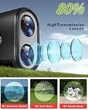 1200-Yard High-Value Golf Rangefinder with Slope and Magnetic Cart Mount Integration