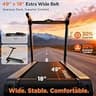Vitalwalk Foldable Auto Incline Compact Treadmill for Running, 350 lbs Limit