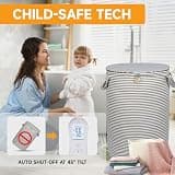 38L Foldable Electric Towel Warmer Bucket for Travel and Outdoor Hot Tubs