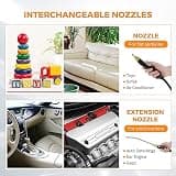BEAMNOVA 2500W High-Pressure Auto Detailing Steamer with Adjustable Output