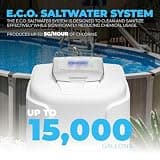 XtremepowerUS Above Ground Pool Salt Water System With Self-Cleaning Electrode
