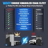 KINGBOLEN Ediag Elite Wireless Bluetooth Bidirectional OBD2 Scan Tool