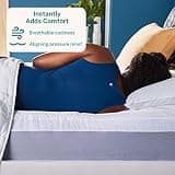 Sleep Innovations 4-Inch Dual Layer Gel Memory Foam and Pillow Top Topper