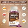 SustainWell Sugar-Free Vegan Tanning Gummies with Organic Carotenoids, Blueberry
