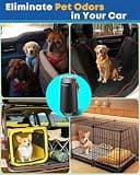 Timeage 2-in-1 Rechargeable Portable Ozone Generator and Air Ionizer for Cars