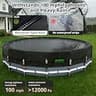 QH.HOME 550D Tear-Resistant Winter Pool Cover with Pre-Installed Winch
