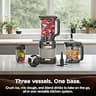 Ninja AMZ493BRN Compact Kitchen System Food Processor and Blender, 1200W