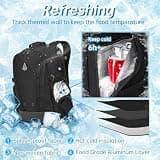Gemgoal Large Basketball Backpack with Detachable Net and Cooler Pockets