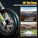 Kooz HP112E Pro 36V 1000W Electric Dirt Bike with Dual Suspension System