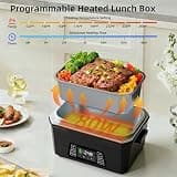 Vabaso Cordless Electric Lunch Box with Bluetooth App Control and Timer