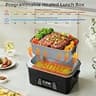 Vabaso Cordless Electric Lunch Box with Bluetooth App Control and Timer