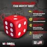 Morrell High Roller Compact 13-Inch Cube Foam Archery Target for Hunting Camps