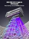 FEPPO Cordless Mattress Vacuum Cleaner, 18Kpa Suction with UV-C and LED Display