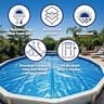 In The Swim Premium Blue Rectangle Solar Pool Cover, 16 x 32 Ft, 12 Mil