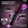 NUMOYA Flown Original Go Brush Pro Cordless Hair Straightener Brush Black
