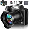 Frenitt 4K Digital Camera with 56MP Capture and 360-Degree Rotating Mode Dial