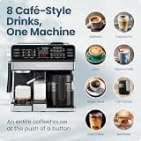 Chefman 8-in-1 Coffee Station Combo with 20-Bar Pump and Automatic Milk Frother