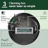 iRobot Roomba 105 Robot Vacuum with ClearView LiDAR and Power-Lifting Suction