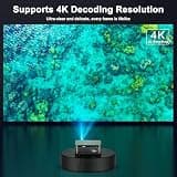 HAPPRUN 2500 Lumens 4K Outdoor Projector
