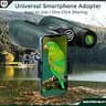 GIGAPENGUIN 15x52 HD Low-Light Binoculars with Dielectric Prisms & Smartphone Adapter