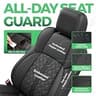 RIDEPOSH Custom Waterproof Leather Front and Rear Seat Protectors for Tacoma