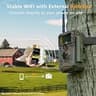 GardePro E6 WiFi Trail Camera with 940nm No-Glow Night Vision and App