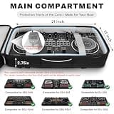 AUROTIER DJ Controller Backpack for DDJ-FLX4 and Laptops up to 17 Inches