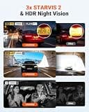 Vantrue N4S 3-Channel 3K Front and Dual 1440P Interior/Rear Dash Camera